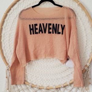 Wildfox Heavenly Cropped Sweater